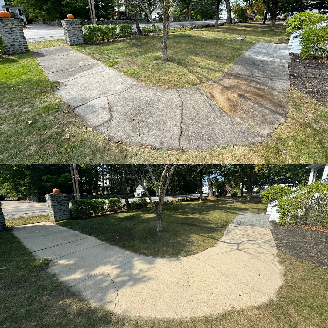 Professional Concrete Sidewalk Cleaning in Wolfeboro, NH: Enhance Curb Appeal with Expert Services